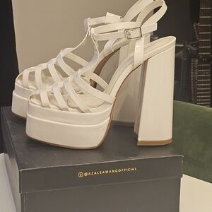 White Platform Heels